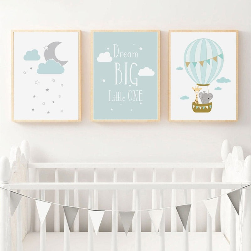 Dream Big Little One - Leinwand Wandkunst Gemälde