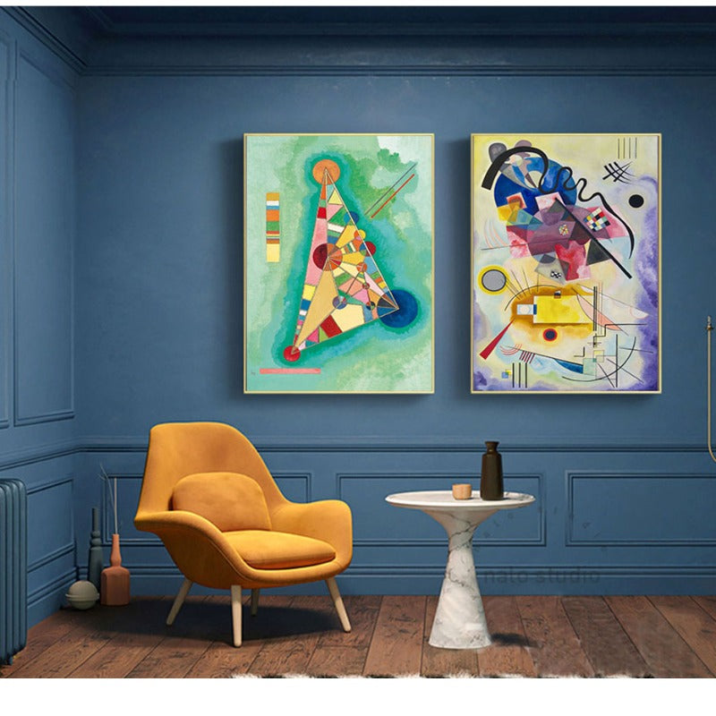 Vintage Wassily Kandinsky - Leinwandbild