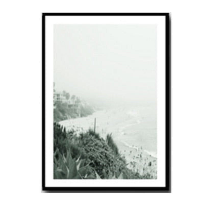 Moderne Welle Küstenpalme Seascape - Leinwand Wandkunst Gemälde
