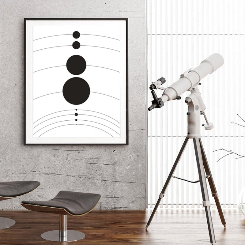 Planetenposter des Sonnensystems – Universum – Leinwandbilder
