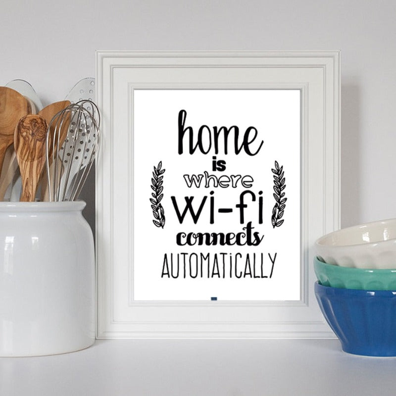 Home Zitate Minimalistisch Nordisch - Canvas Wandkunst Gemälde