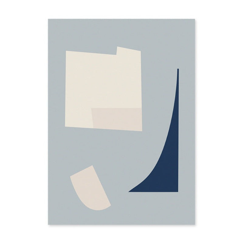 Moderne Trend Geometrische Abstrakte Farbblock - Leinwand Wand Kunst Malerei