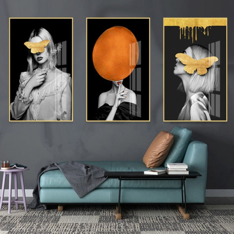 Figuren Bilder Wandkunst - Leinwand Wandkunstgemälde
