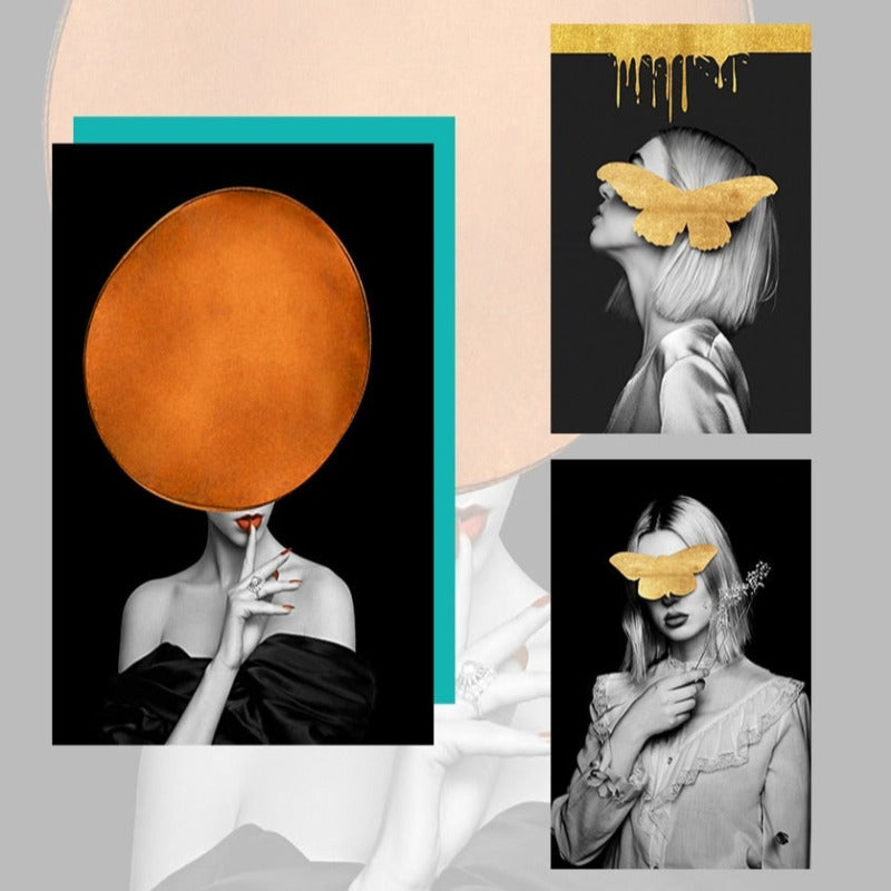 Figuren Bilder Wandkunst - Leinwand Wandkunstgemälde