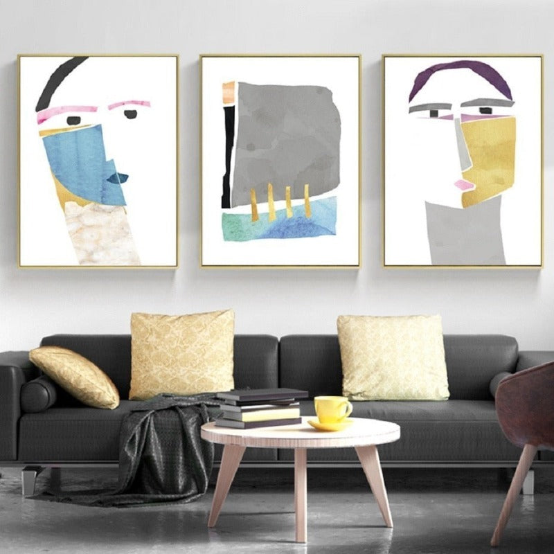 Face The Challenge - Canvas Wandkunst Malerei