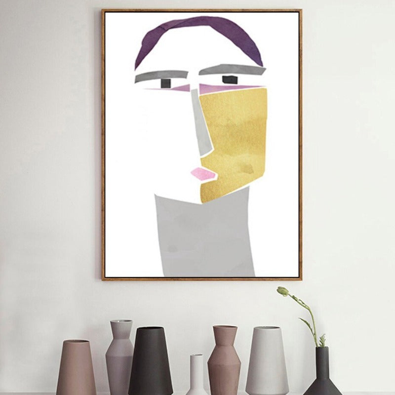 Face The Challenge - Canvas Wandkunst Malerei