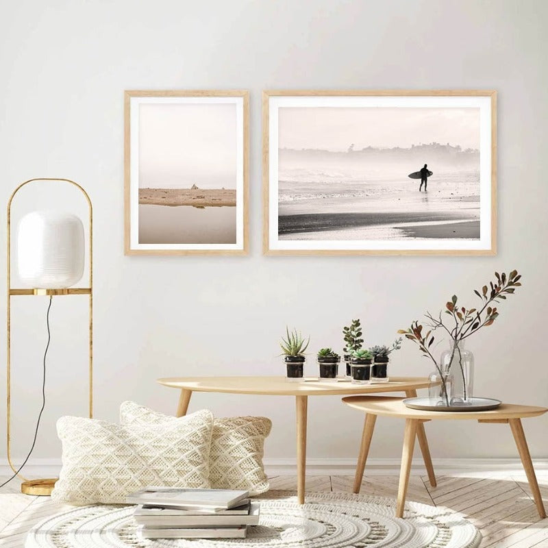 Himmlischer Strand - Leinwand Wandkunst Malerei