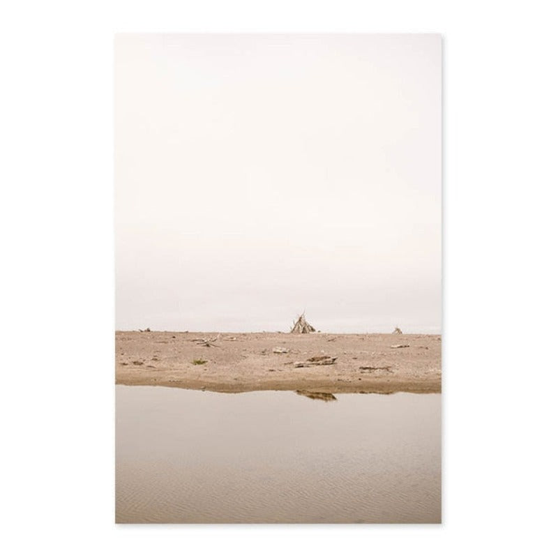 Himmlischer Strand - Leinwand Wandkunst Malerei
