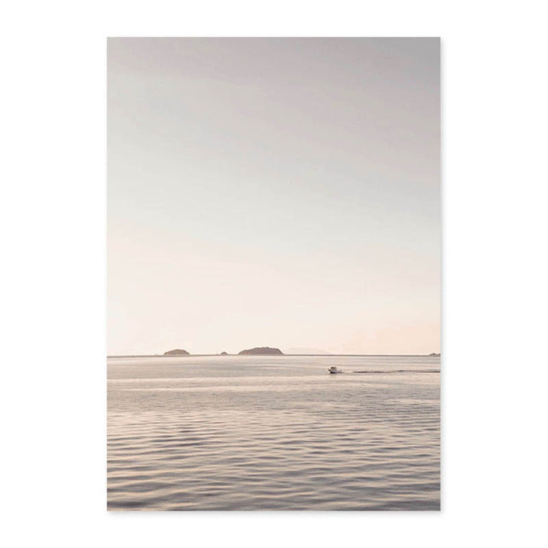 Himmlischer Strand - Leinwand Wandkunst Malerei
