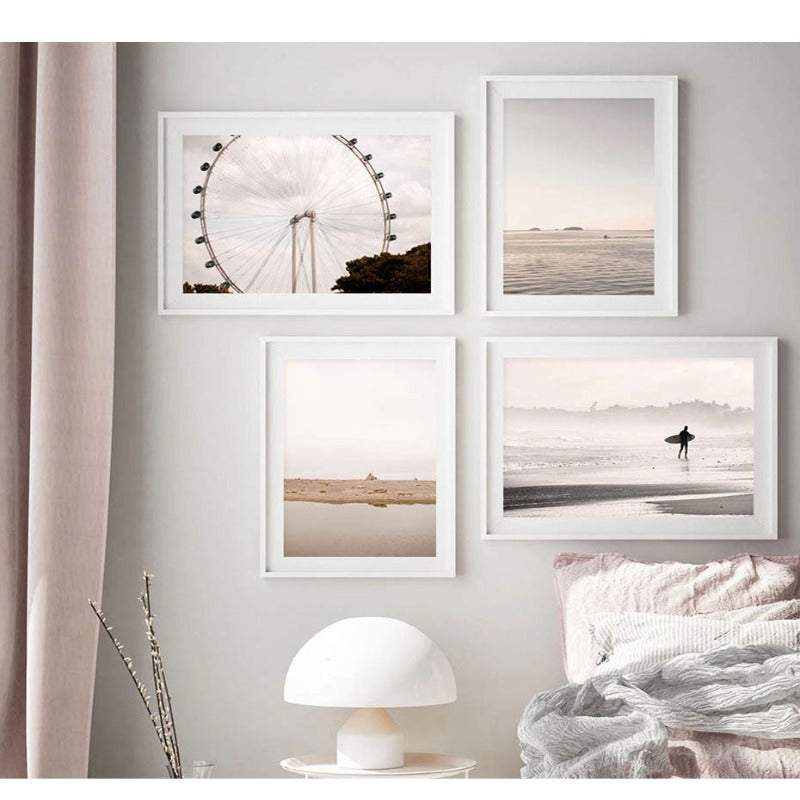 Himmlischer Strand - Leinwand Wandkunst Malerei