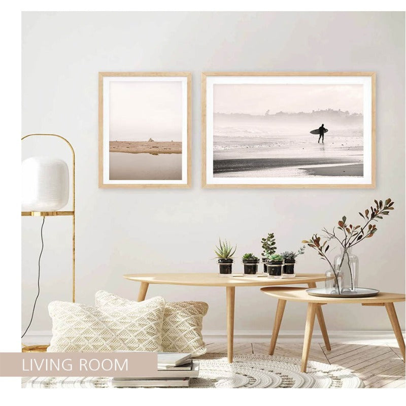 Himmlischer Strand - Leinwand Wandkunst Malerei