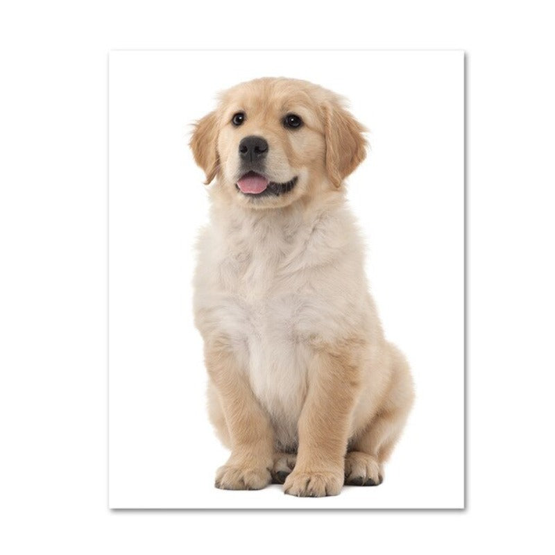 Moderne Hundeposter und -drucke – Leinwandbilder