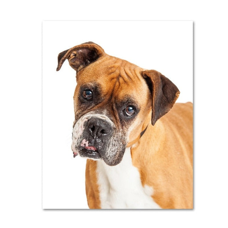 Moderne Hundeposter und -drucke – Leinwandbilder