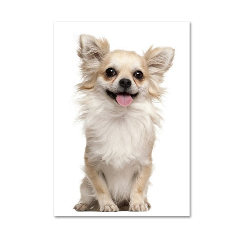 Moderne Hundeposter und -drucke – Leinwandbilder
