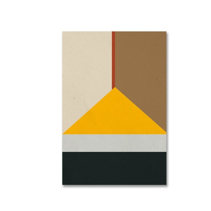 Skandinavische geometrische Drucke Poster Nordisch - Leinwandbild