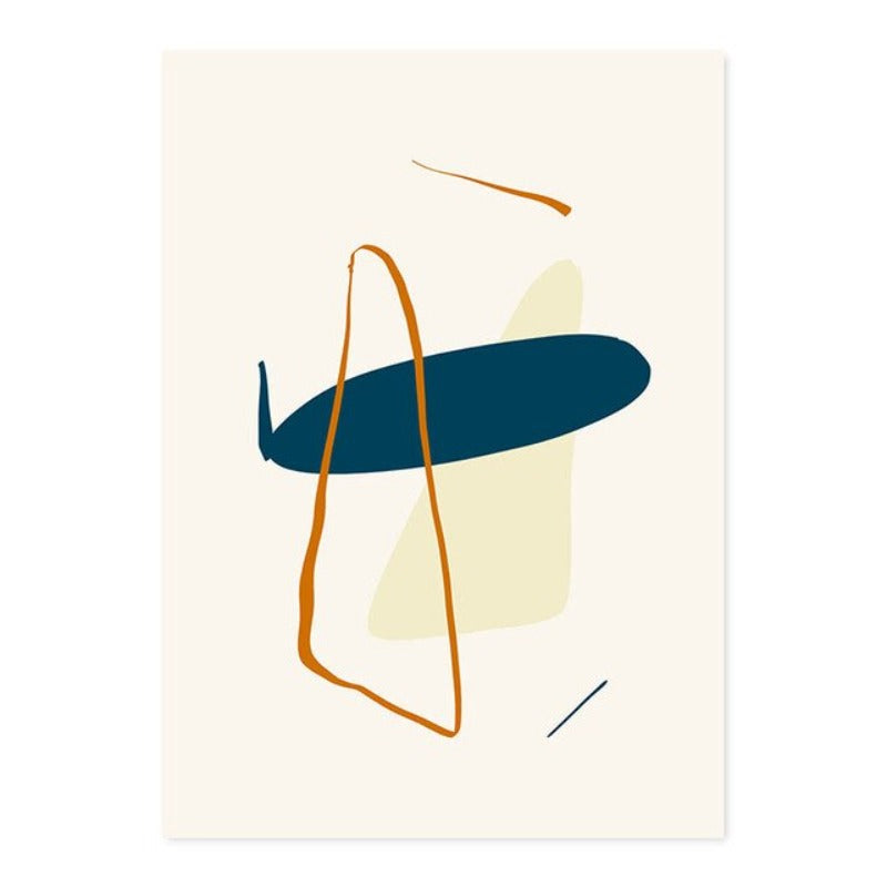 Trendiges, kreatives, abstraktes Pinselstrichmuster – geometrische Leinwandmalerei