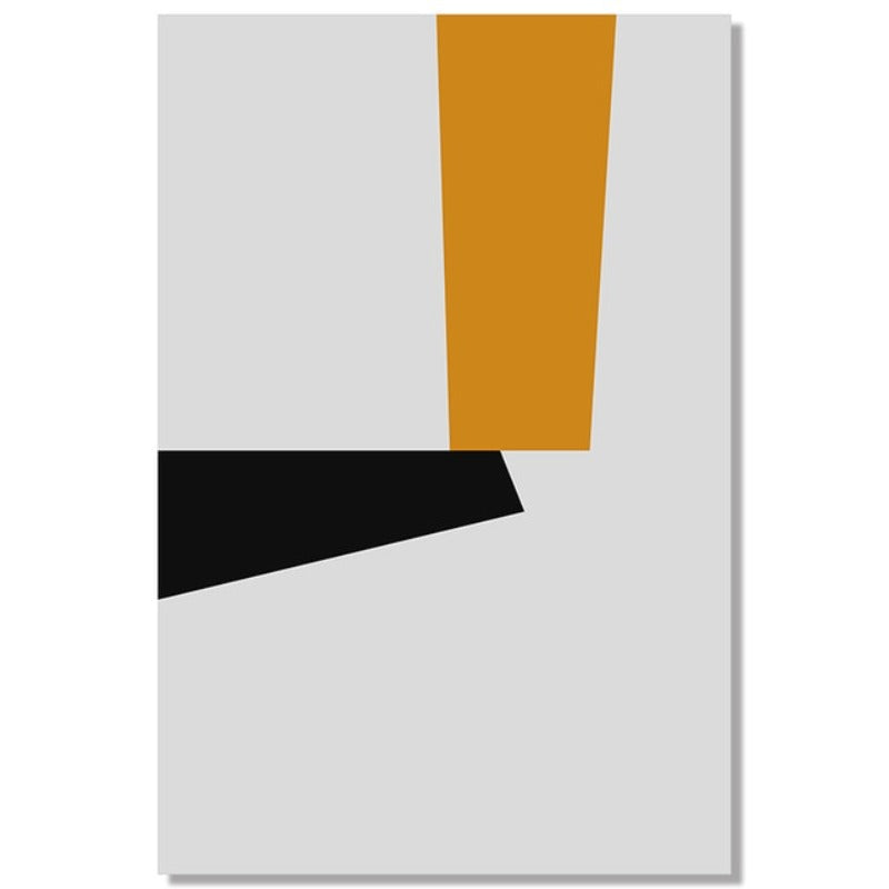 Minimalistische abstrakte Wandkunst Galerie Skandinavien - Leinwand Wandbild Malerei