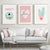 Pink Sweet-Heart Skandinavien - Leinwand Wandkunst Malerei
