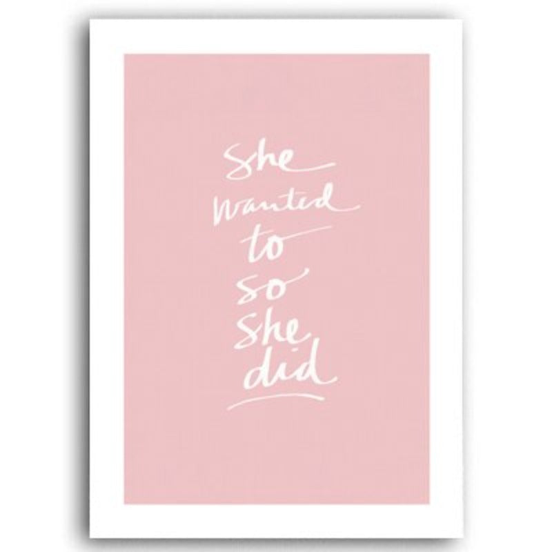 Pink Sweet-Heart Skandinavien - Leinwand Wandkunst Malerei