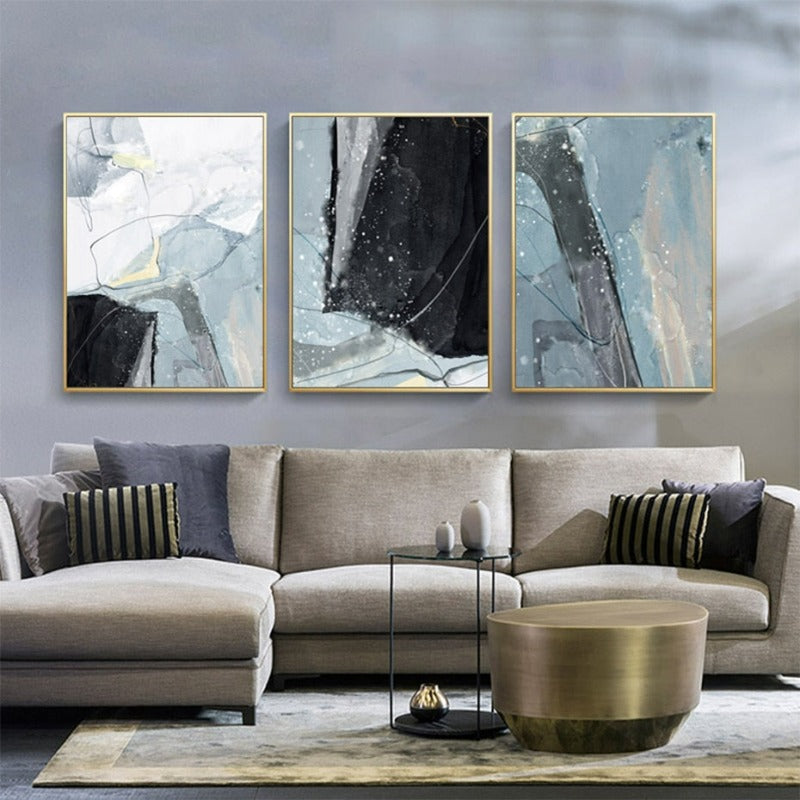 Nordischer Marmor – Leinwandbild