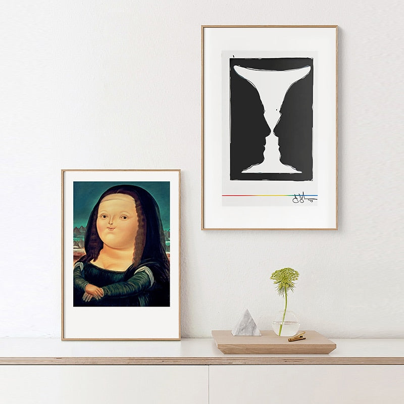 Renaissance-Figur aus Europa – Leinwandbild