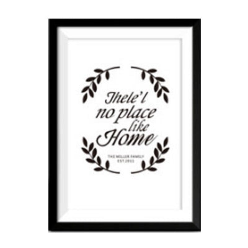 Home Zitate Minimalistisch Nordisch - Canvas Wandkunst Gemälde
