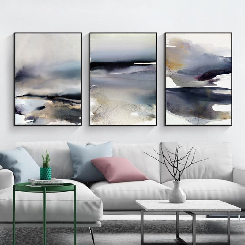 Dunkle Hintergründe - Leinwand Wandkunst Malerei