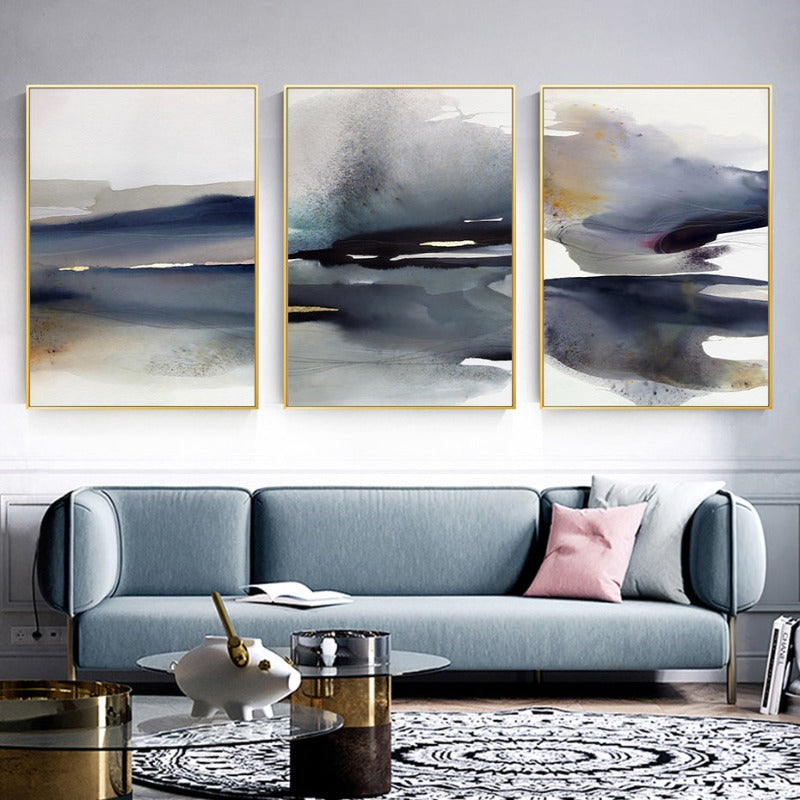 Dunkle Hintergründe - Leinwand Wandkunst Malerei