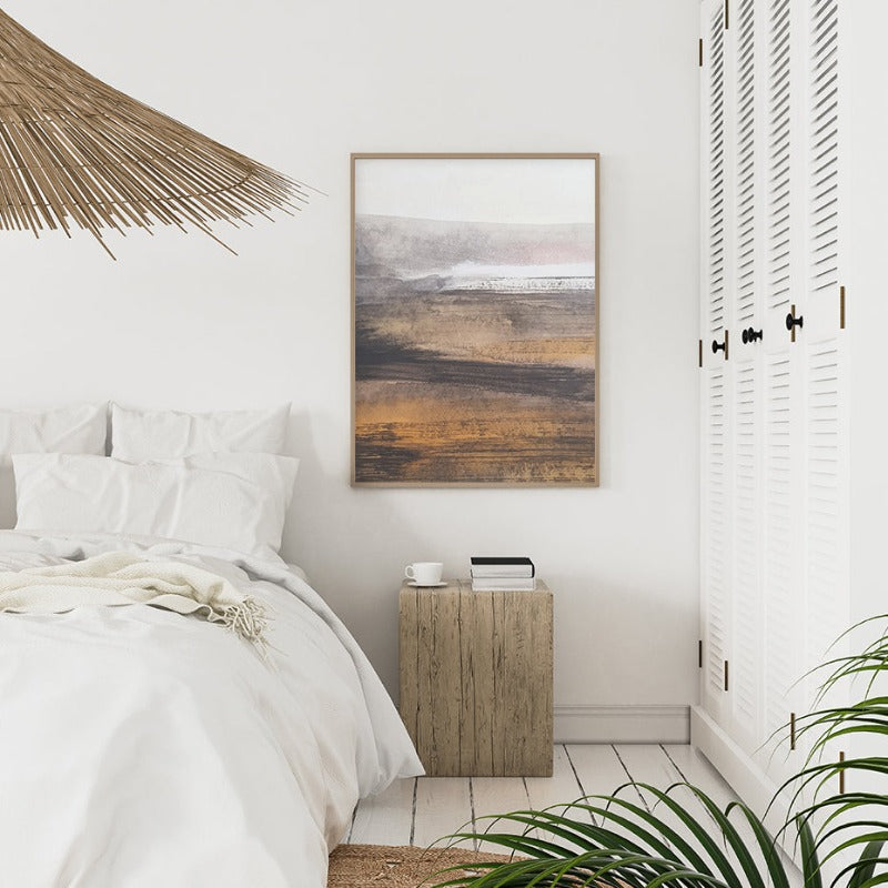 Abstrakte Meereslandschaft - Leinwand Wandkunst Malerei