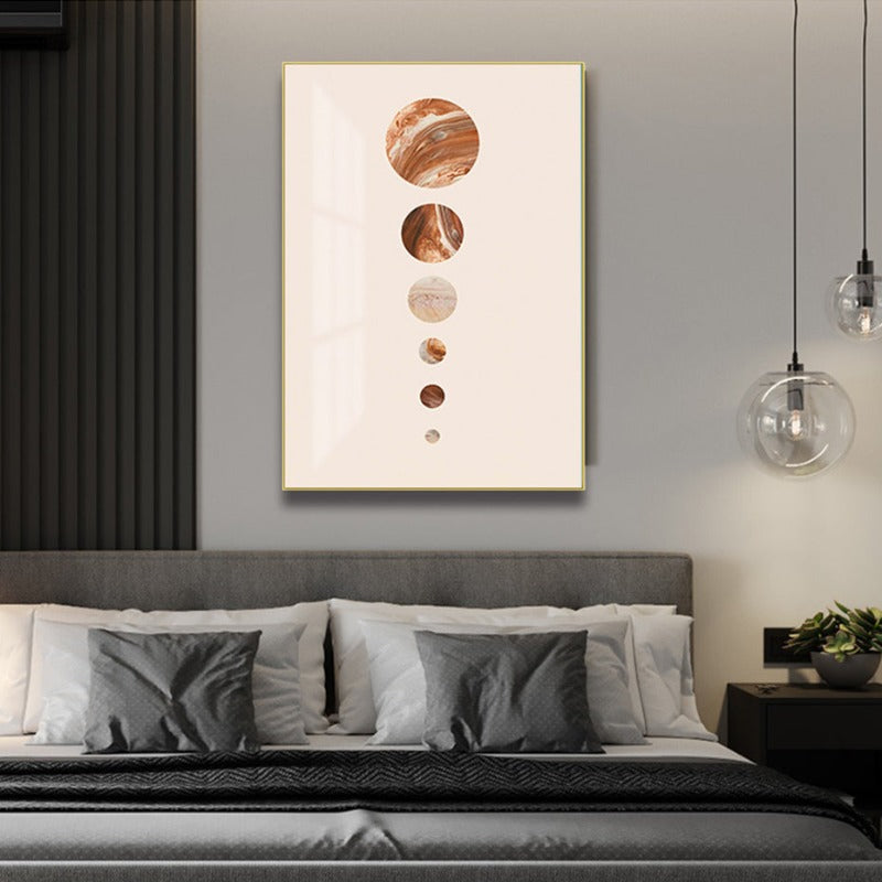 Modernes Sonnensystem Planet - Leinwand Wandkunst Gemälde