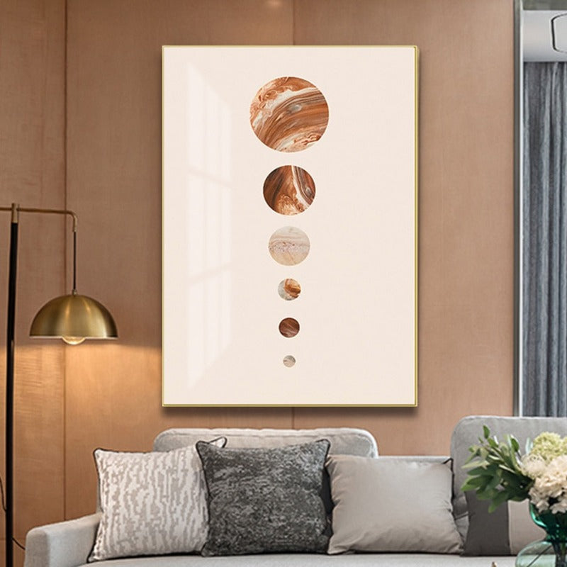 Modernes Sonnensystem Planet - Leinwand Wandkunst Gemälde