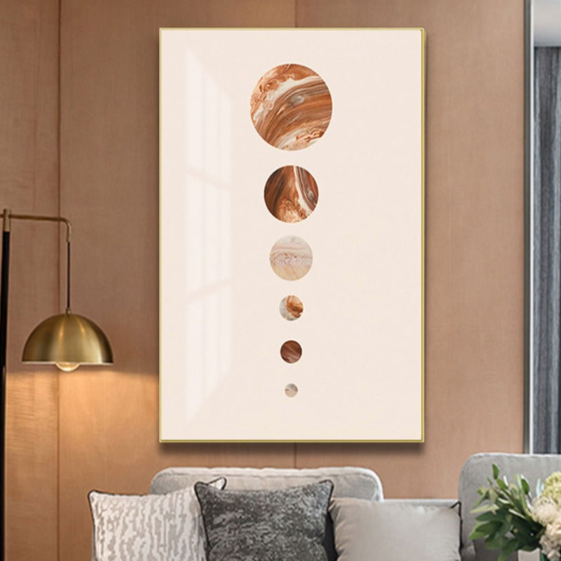 Modernes Sonnensystem Planet - Leinwand Wandkunst Gemälde