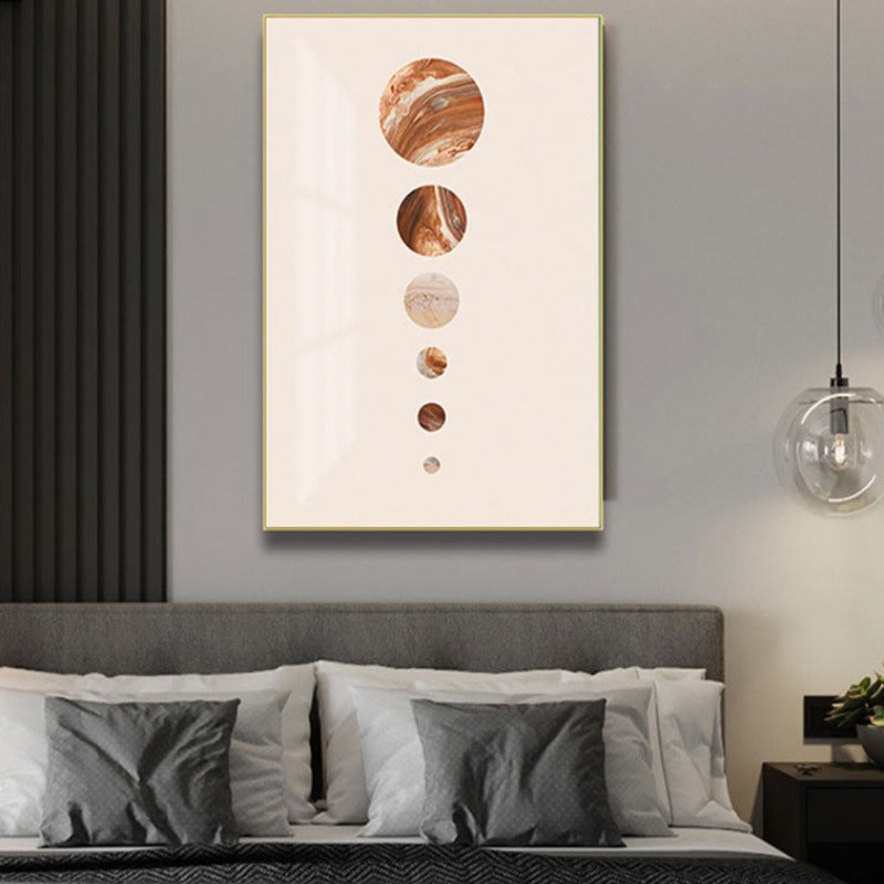 Modernes Sonnensystem Planet - Leinwand Wandkunst Gemälde