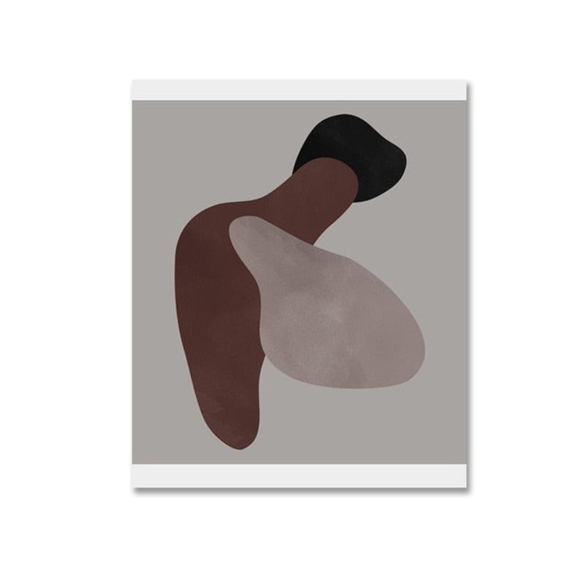 Geometrische Europa Figur - Leinwand Wandkunst Gemälde