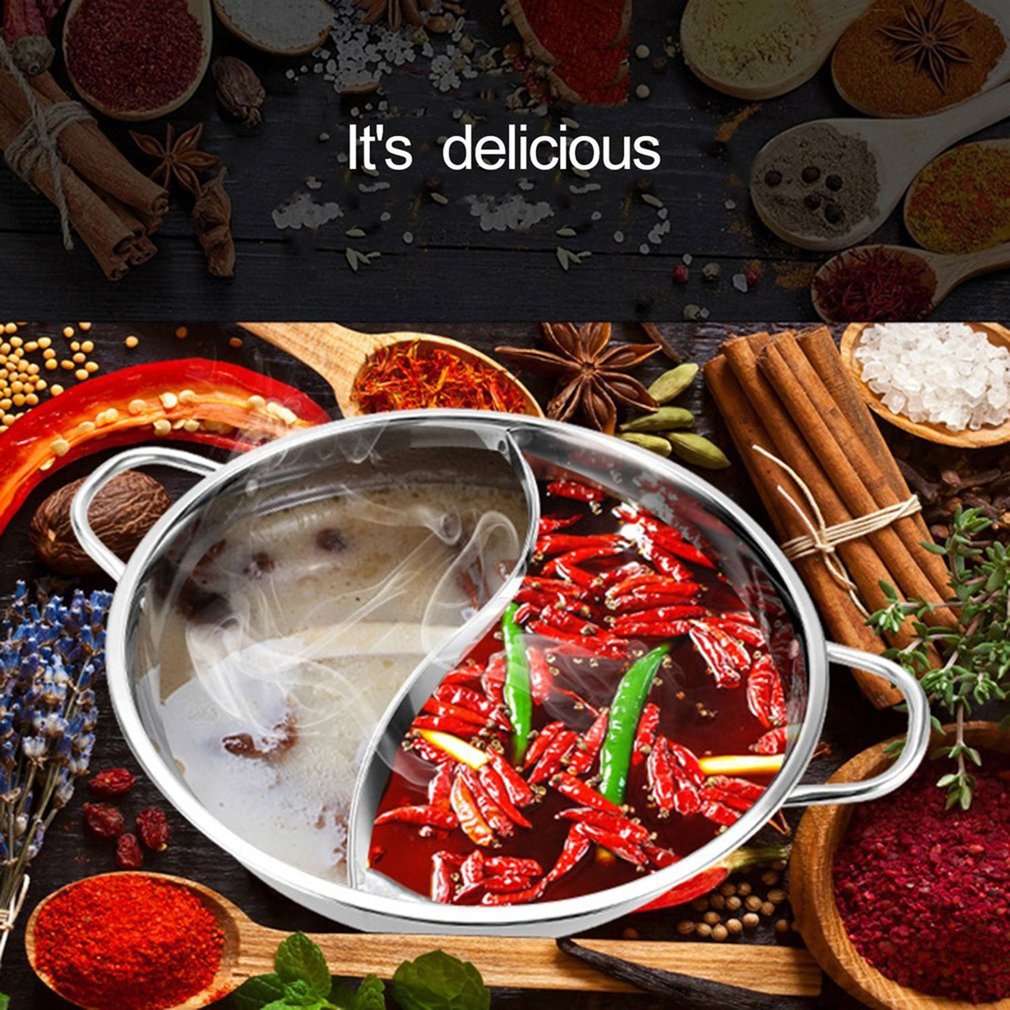 Hot Pot Twin Geteilt Edelstahlpfanne | Brehn