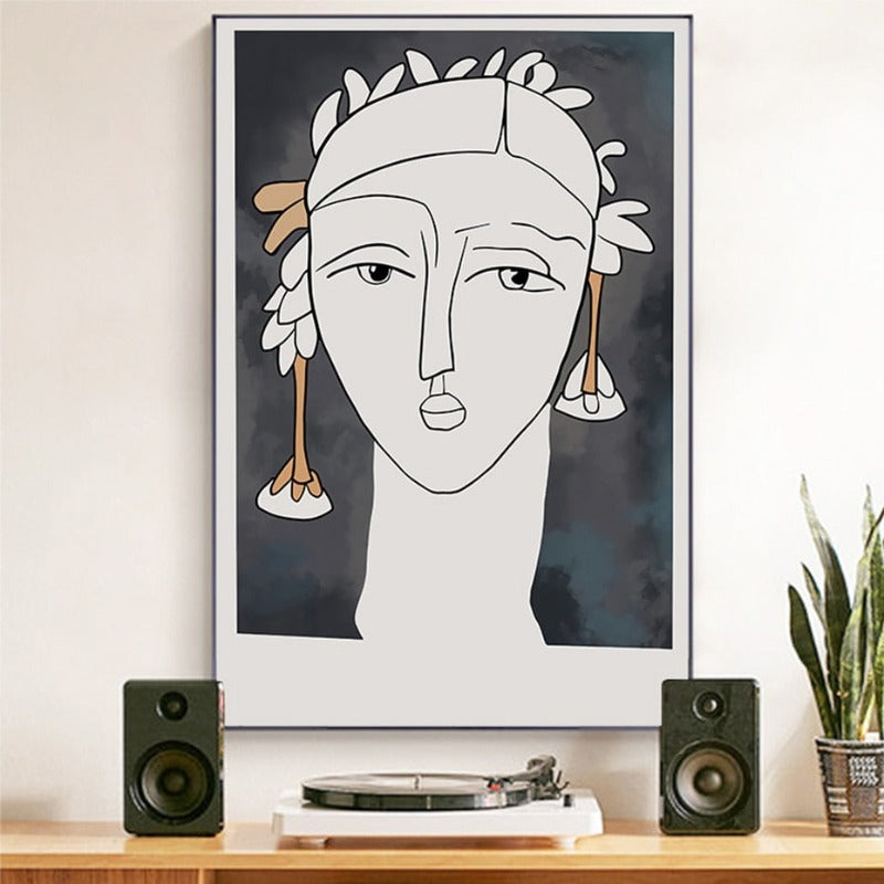 Exotische Weibliche Figuren - Leinwand Wandkunst Gemälde