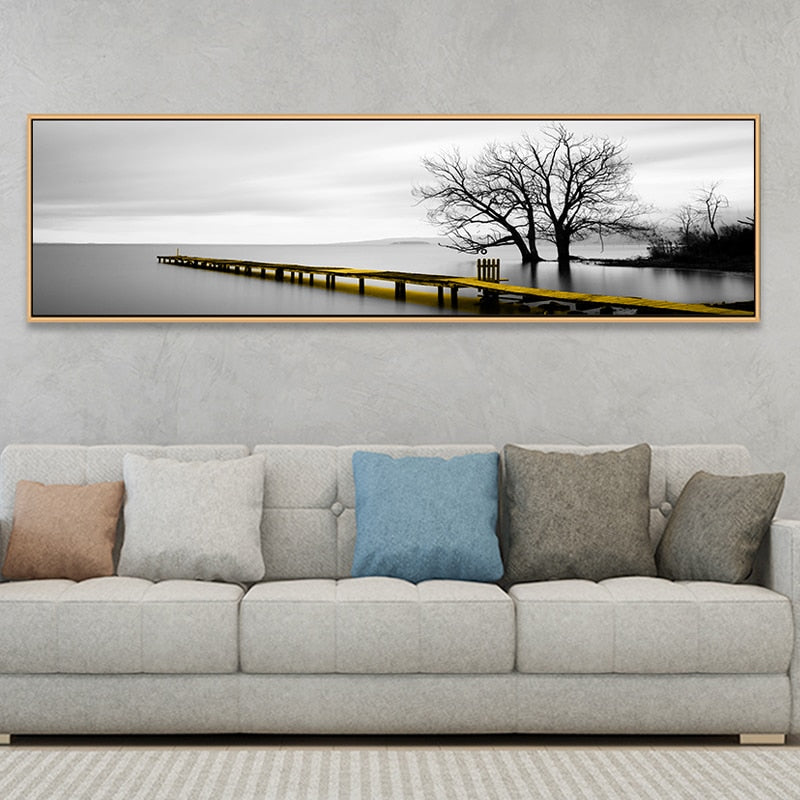 Einsame Abende - Leinwand Wandkunst Malerei