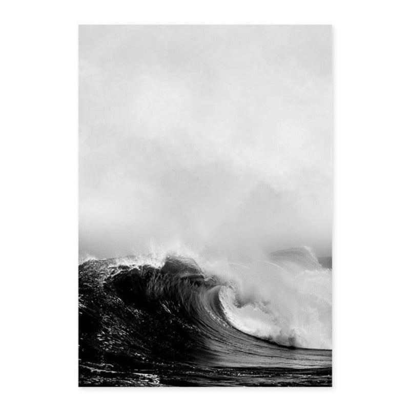 Abstract Skandinavien Schwarz Weiß Wandkunst Bilder - Leinwand Wandkunst Gemälde