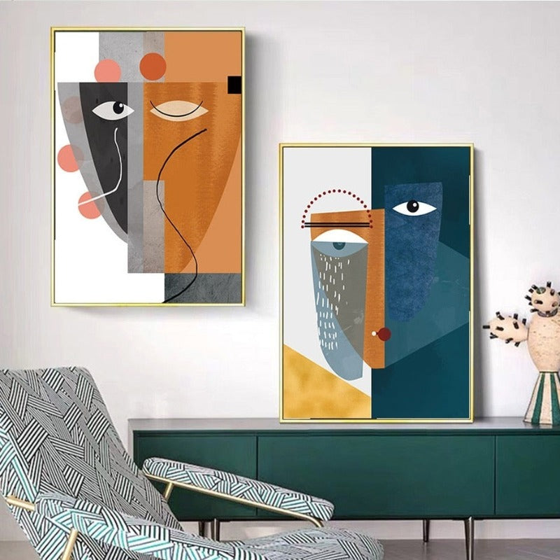 Eye On Goal - Canvas Wandkunst Malerei