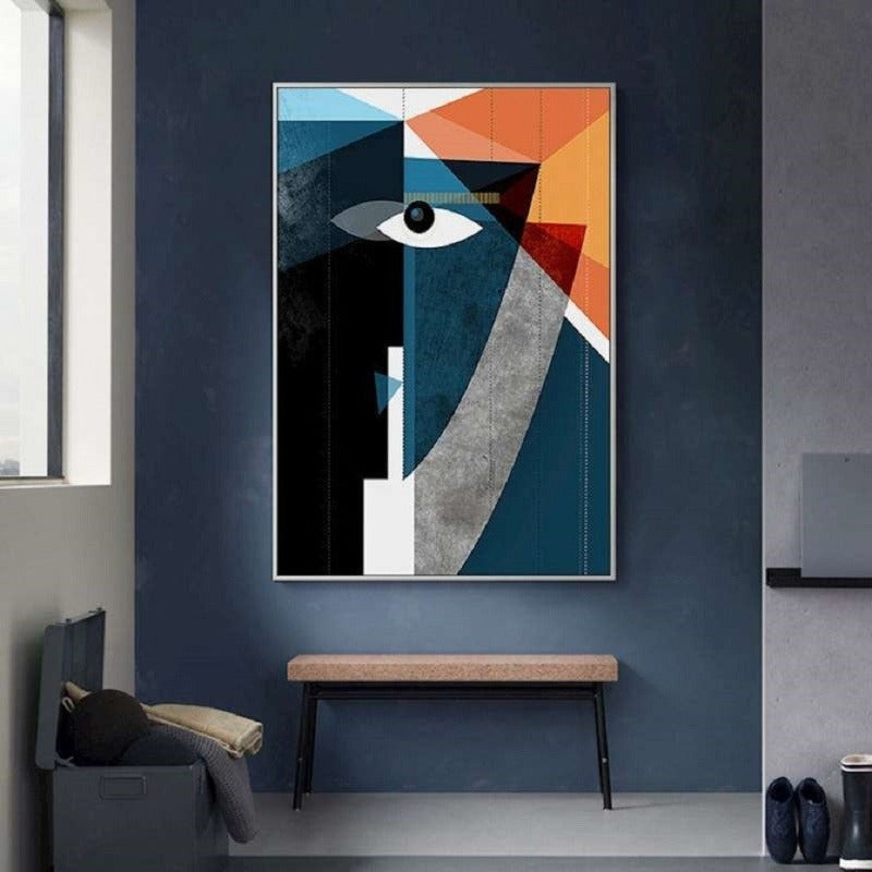 Eye On Goal - Canvas Wandkunst Malerei