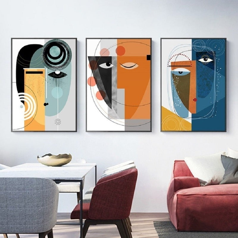 Eye On Goal - Canvas Wandkunst Malerei