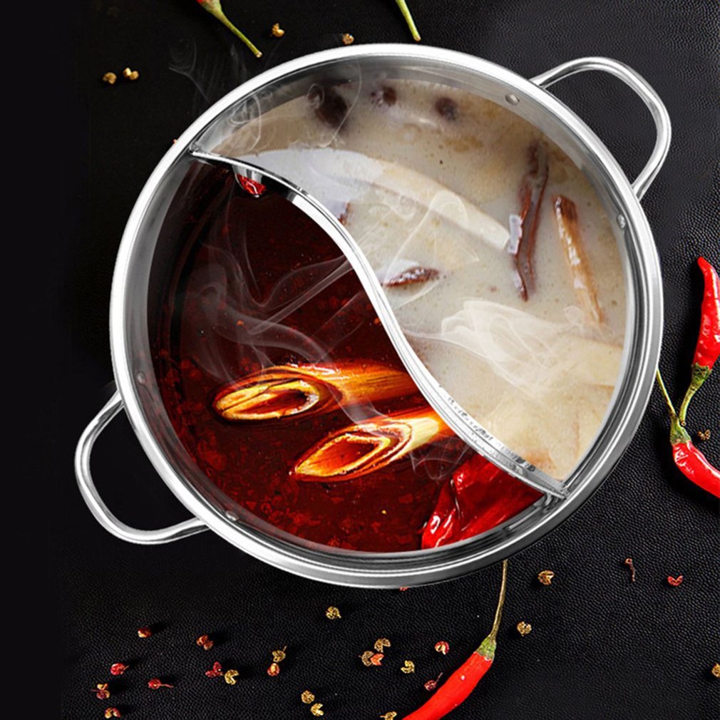 Hot Pot Twin Geteilt Edelstahlpfanne | Brehn