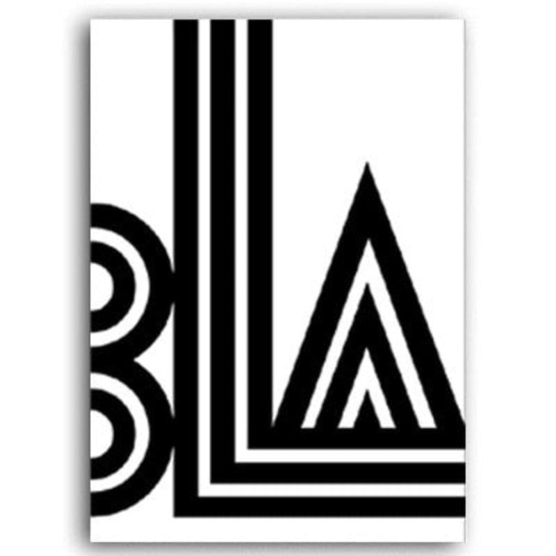 BLA Staring Eyes - Leinwand Wandkunst Gemälde