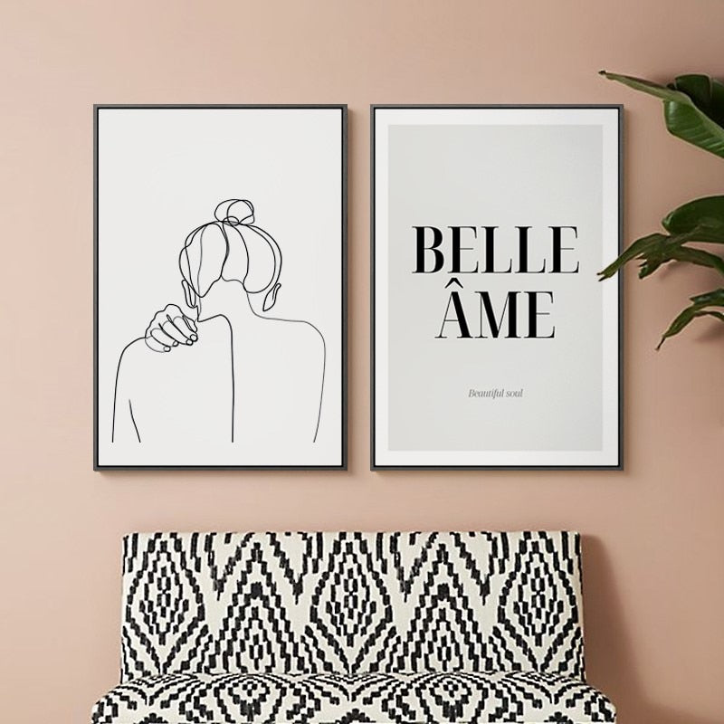 Beautiful Soul - Leinwand Wandkunstmalerei