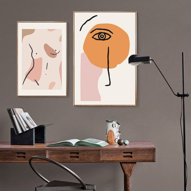 Nude Pink Space - Leinwandbild