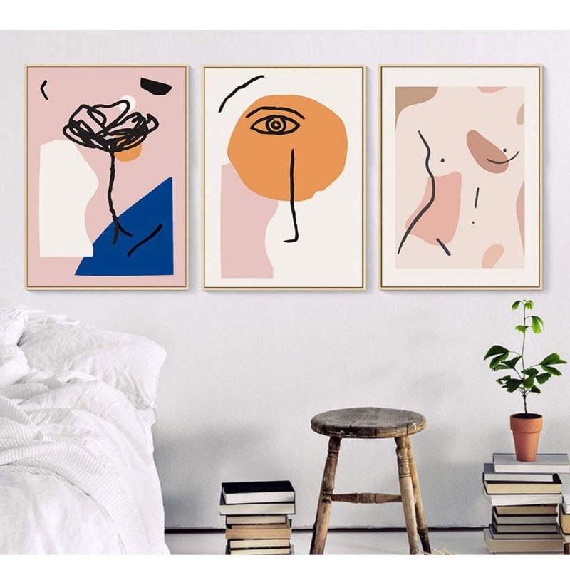 Nude Pink Space - Leinwandbild