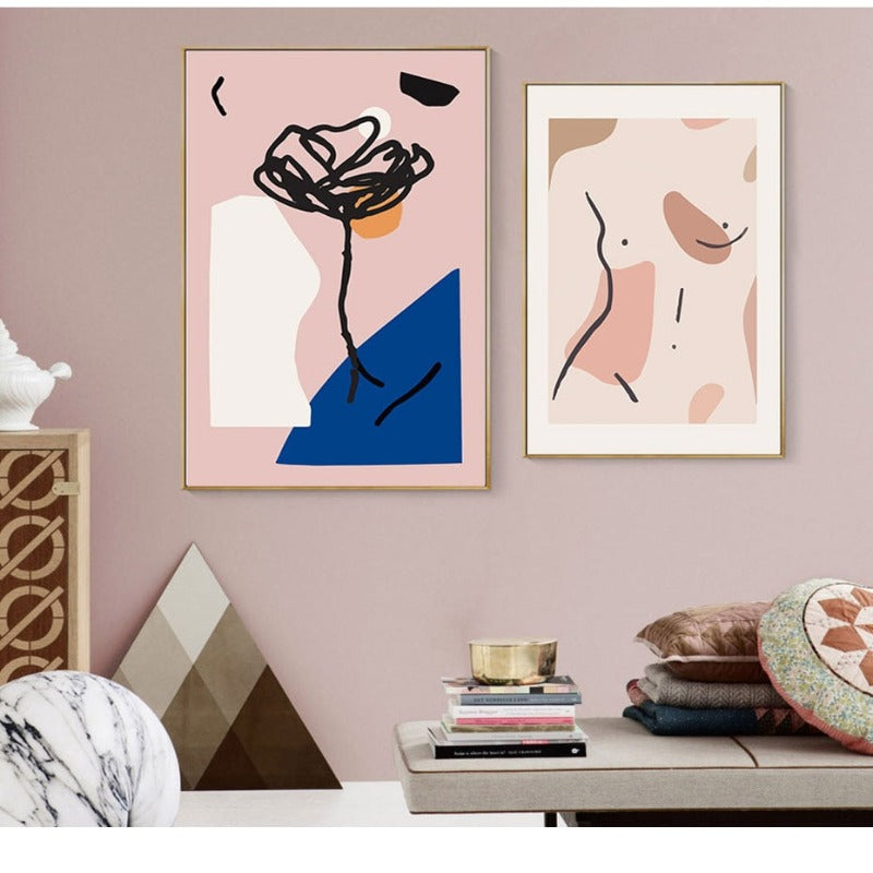 Nude Pink Space - Leinwandbild