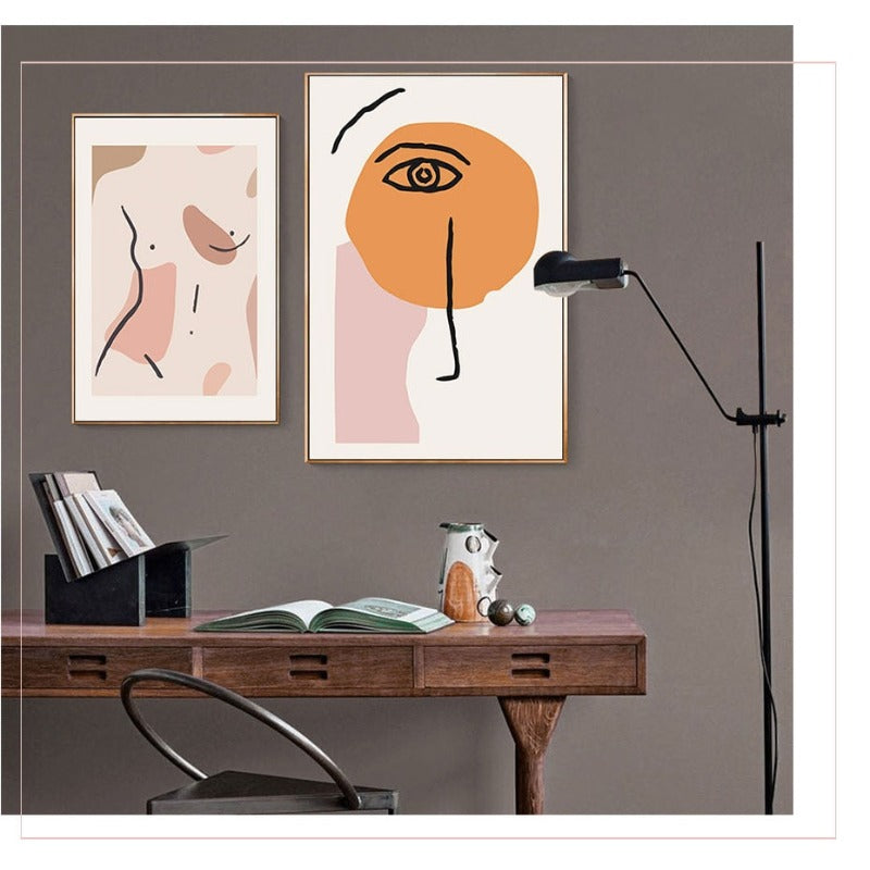 Nude Pink Space - Leinwandbild