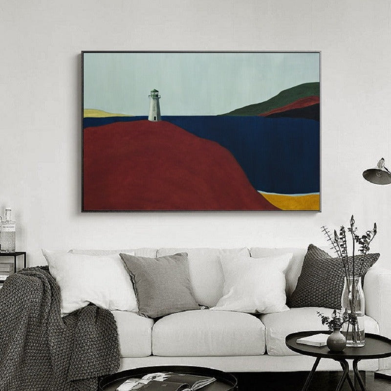 Impressionistische ländliche Szenen-Landschaftsöl-Drucke - Leinwand Wandkunst Gemälde