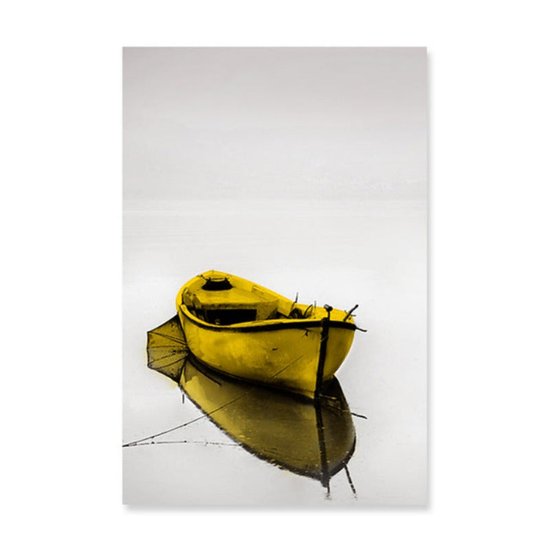 Moods Of Yellow - Leinwand Wandkunst Malerei